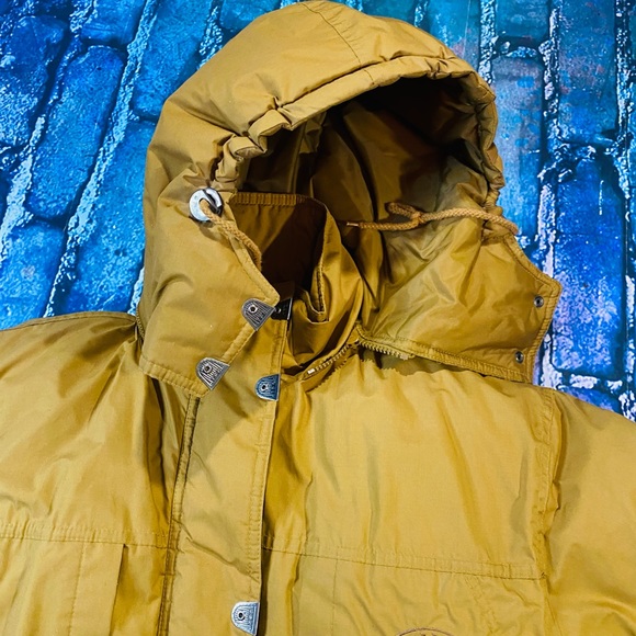 Vintage 90s Large Triple Fat Goose Down Coat Winter Jacket Parka size S Unisex - Picture 5 of 7